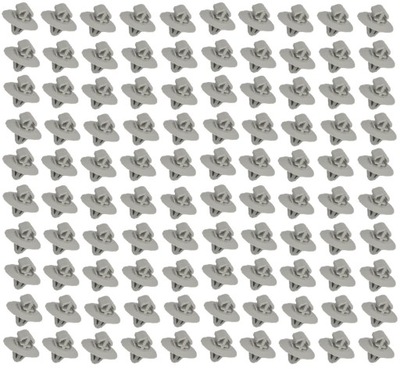 Клипса штифт накладки боковой renault trafic master opel vivaro movano daily фото №1