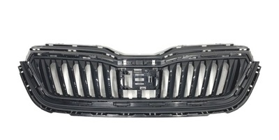 Решітка радіатора решітка радіатора захист радіатора skoda scala czarna фото №1