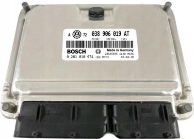 ECU VW GOLF 1.9 038906019AT 0281010974 IMMO OFF