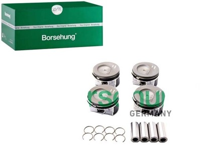 PISTON SET 71 4 PIECES OCT II 09-13.FAB BORSEHUNG  