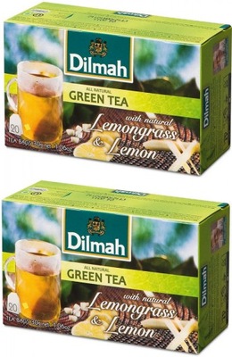 Herbata zielona Dilmah Lemongrass&lemon 40szt