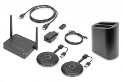 Przedłużacz HDMI Digitus Bezprzewodowy Click & Present Pro 4K 60Hz 5GHz