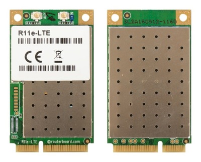 Karta miniPCI-e MikroTik R11e-LTE 2G/3G/4G/LTE 2x u.Fl