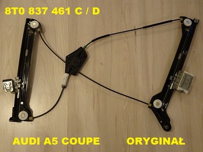 AUDI A5 COUPE 2D MECHANIZMAS STIKLAI KAIRYSIS 8T0837461C 