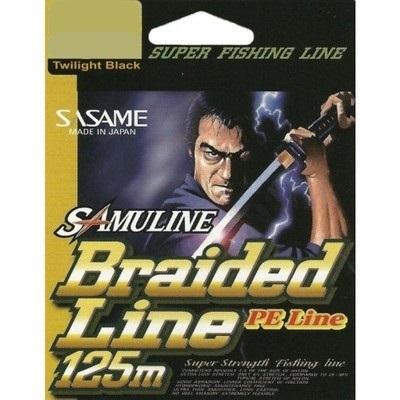 Sasame Samuline Braid plecionka 0,12mm 125m black