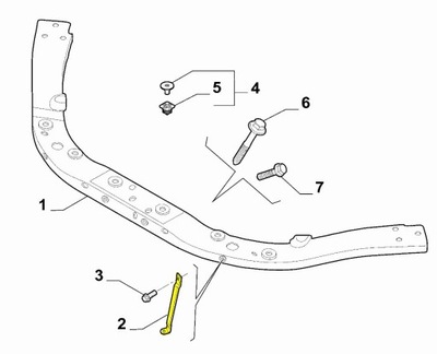 SOPORTES DERECHA CORREA PARTE DELANTERA ALFA ROMEO STELVIO  