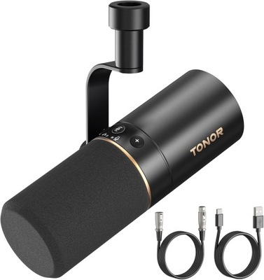 TONOR TD510 mikrofon dynamiczny USB/XLR profesjonalny do streamingu