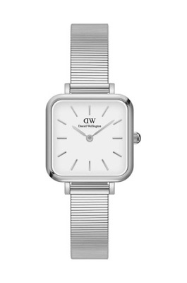 Daniel Wellington zegarek Quadro Studio damski kolor srebrny DW00100521