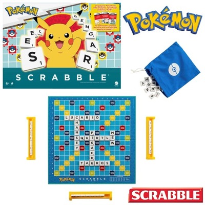 Gra planszowa Mattel Scrabble Pokemon Mattel