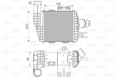 RADUADOR INTERCOOLER HYUNDAI TUCSON KIA SPORTAGE  