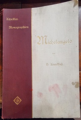 Kunstler Monographien Michelnange 1895 r