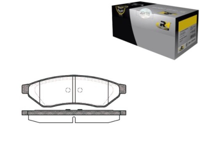 Гальмівні колодки гальмівні chevrolet evanda daewoo evanda 14 фото №1