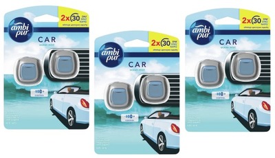 AMBI PUR CAR Odświeżacz zapach do samochodu auta Ocean Mist