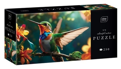 Puzzle Colorful Nature Hummingbird Interdruk Koliber 250 elementów