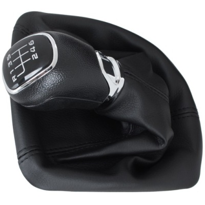 Skoda octavia ii ручка рычаг переключения передач с чехол фото №1