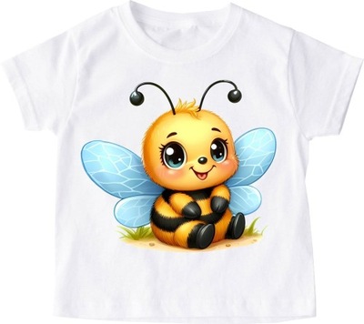 Koszulka dziecięca z pszczołą pszczółka na Dzień pszczoły roz 92