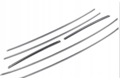 Audi a3 sportback - накладки хром бічний двері фото №1