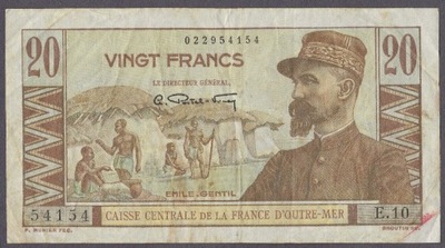 Francuska Afryka Równikowa - 20 franków 1947 (VG-VF)