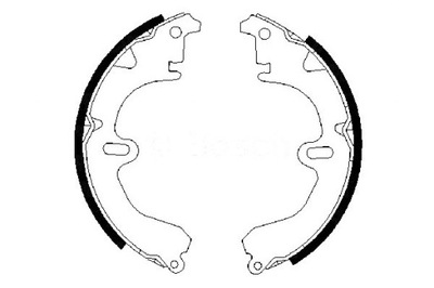 Bosch тормозные колодки тормозные toyota carina bosch фото №1