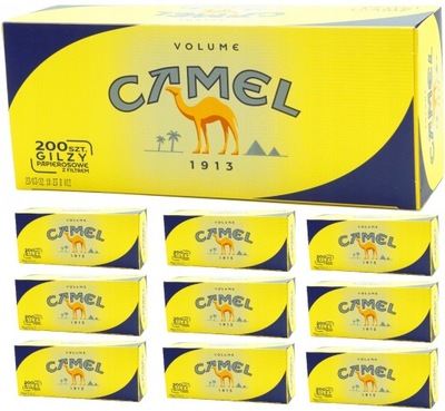 Gilzy papierosowe CAMEL 200szt x10 smart