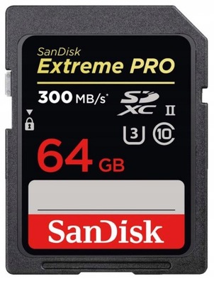 Karta SD SanDisk Extreme PRO SDXC UHS-II 64 GB