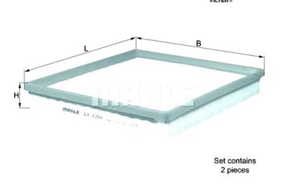 Knecht фильтр воздуха mercedes e w211 gl x164 фото №1