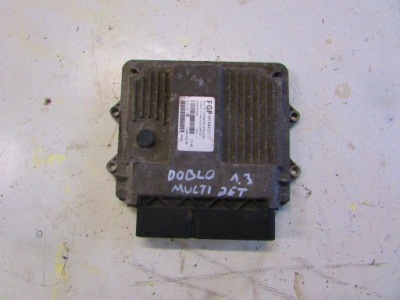 Блок керування, бортовий комп'ютер двигуна fiat doblo 1,3 multijet фото №1