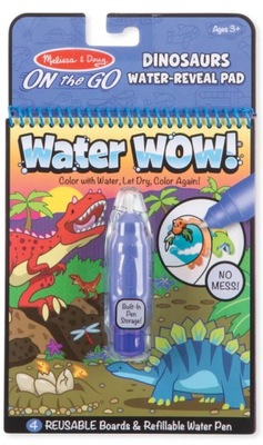 Water WOW! Kolorowanka Wodna Dinozaury Melissa