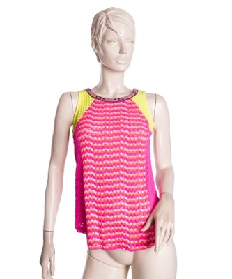 CUSTO BARCELONA NEONOWY TOP, ROZM. 36