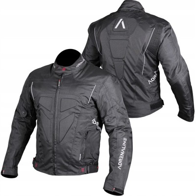 CHAQUETA MOTOCICLETA ADRENALINE HERCULES BLACK  