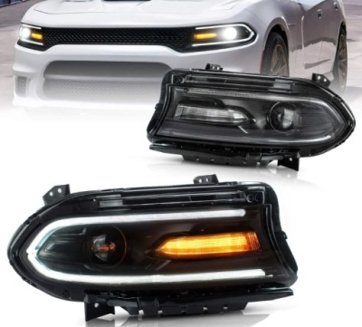 Фары лампы kpl vland day line light led тюнинг dodge charger lift 14- фото №1