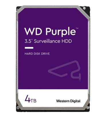 Dysk twardy WD PURPLE 4TB Western Digital 4000Gb Do rejestratorów CCTV