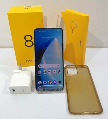 SMARTFON REALME 8 4 GB / 64 GB 4G (LTE) SREBRNY