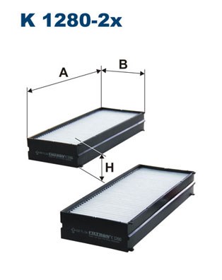 FILTRAS KABINOS FILTRON K1280-2X/FTR 