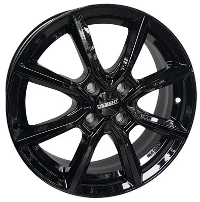 LLANTAS DEZENT TN 17X6,5 4X108 32 65,1 NEGRO CITROEN C4 2 DS 3 CROSSBACK  