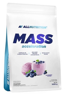Gainer Mass Acceleration Allnutrition 1kg smak waniliowy