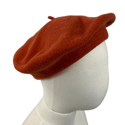 Beret damski klasyczny 100% wełna Woolmark USA