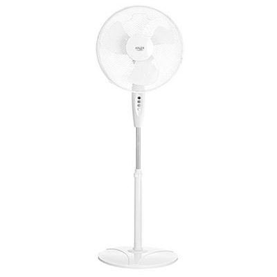 Adler Fan AD 7323w Stand Fan, Number of speeds 3, 90 W, Oscillation, Diamet