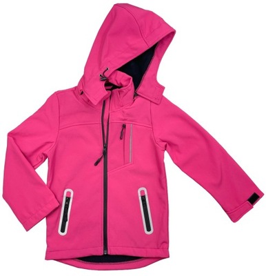 KURTKA softshell KIDS r 104 ROSE 110 cm