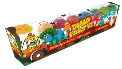 CHLAPU CHLAP Musujące Kule do kąpieli Dino Truck