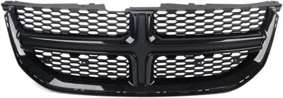 Решётка радиатора решётка радиатора чёрный блеск dodge grand caravan 2011-2020 фото №1