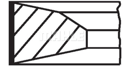 КОМПЛЕКТ КІЛЬЦЯ TŁOKOWYCH 001 RS 11116 0N0