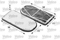 VALEO FILTRO DE CABINA DE CARBON ALPINA B12 88-/B12 95-/BMW 7 E38 94-  