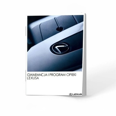 LEXUS POLSKA LIBRO DE MANTENIMIENTO GWARANCYJNA  