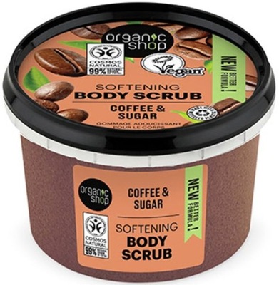 Organic Shop Coffee & Sugar Scrub Piling 250