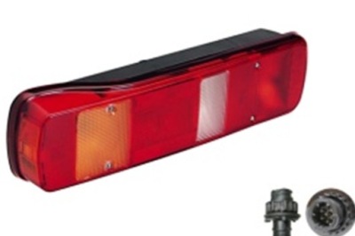 Лампа задняя volvo fh fm m611618 7-pin левая фото №1