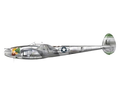 Samolot Lockheed P-38L Lightning 80th Fighter Squadron 48028 Hobby 2000
