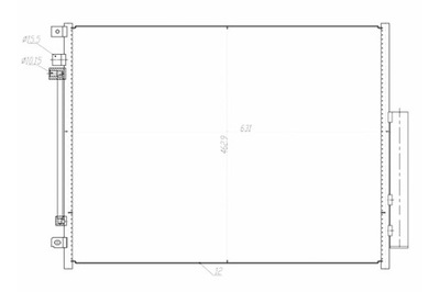 HART CONDENSADOR CONDENSADOR DE ACONDICIONADOR STELVIO 2.2D 16-  