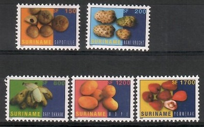 Surinam 2001 Mi 1784-1788 Czyste **