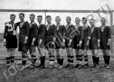 Pocztówka - 1928 Liga Poznań-Dębiec - Lech Poznań